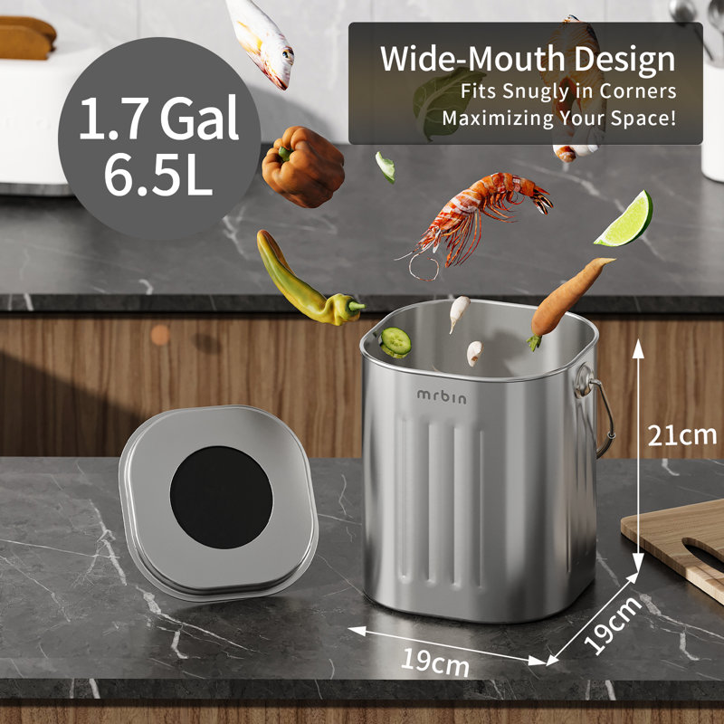 Bac à compost en acier inoxydable Mrbin
