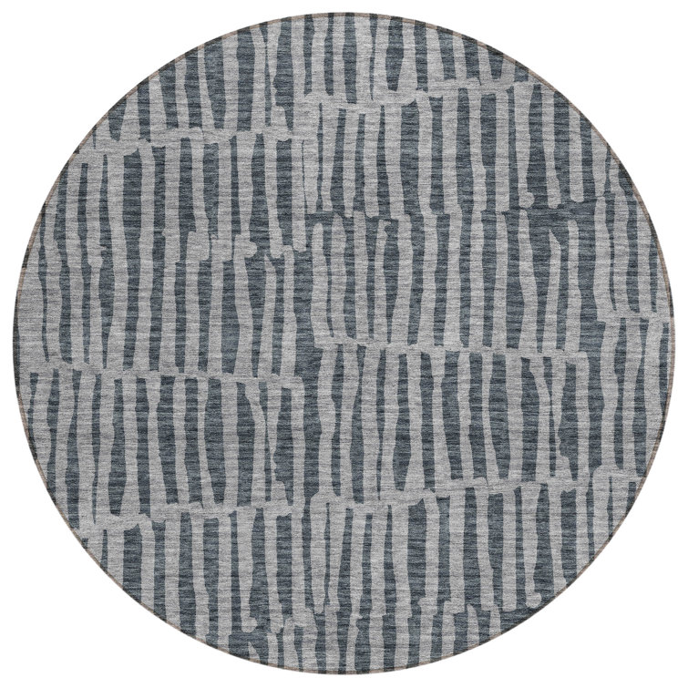 Borman Striped Indoor / Outdoor Rug