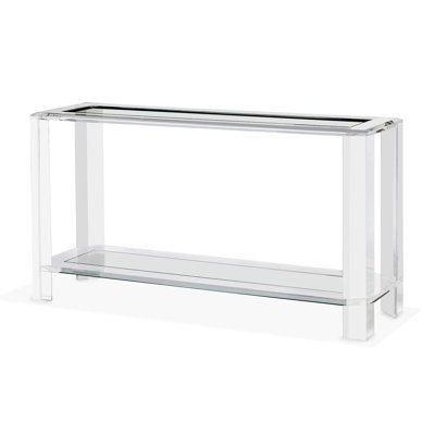 Surrey 60'' W Glass Console Table