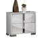 Table de chevet blanche à 2 tiroirs Modern-1697587059
