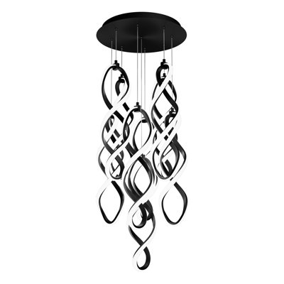 Interlace Round Multi-Light 4-CCT Pendant