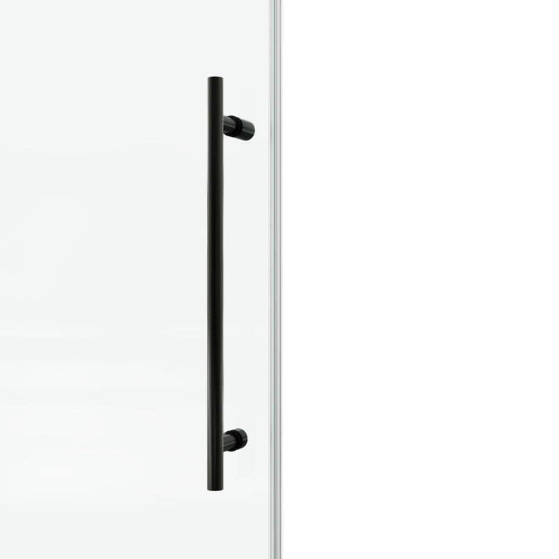 Porte de douche fixe et coulissante