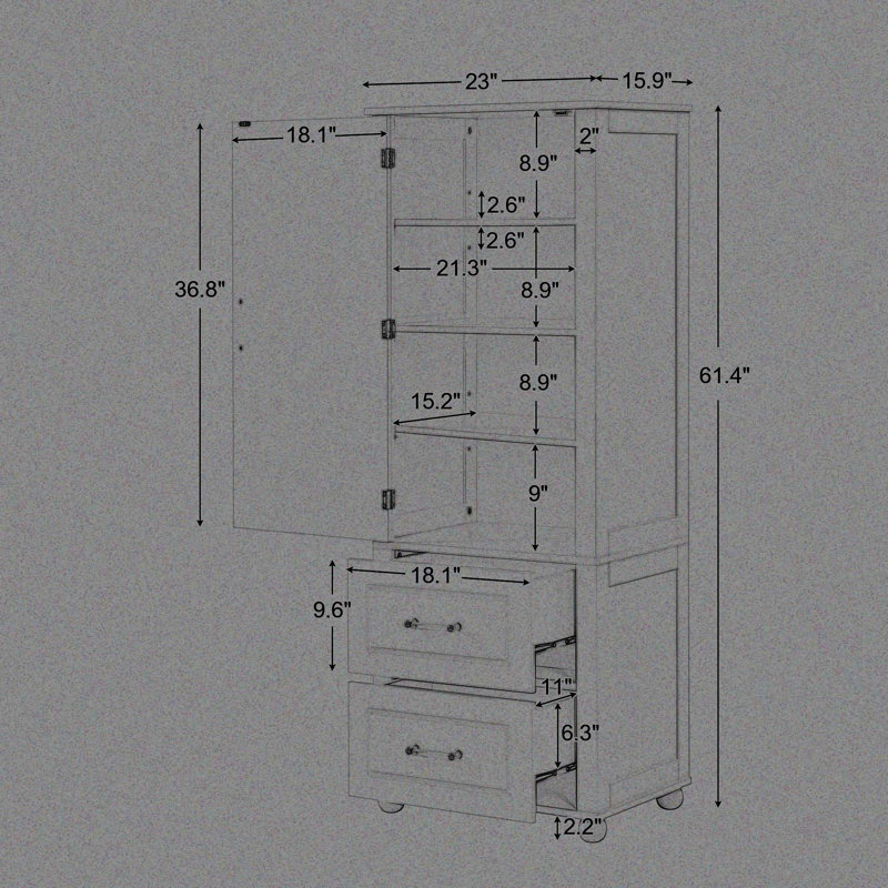 Demy Linen Cabinet