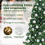  Corner Artificial Christmas Tree Green 150 cm PVC and Metal-672935272