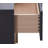 Jelissa 6-drawer Dresser with Mirror Black-1271164853