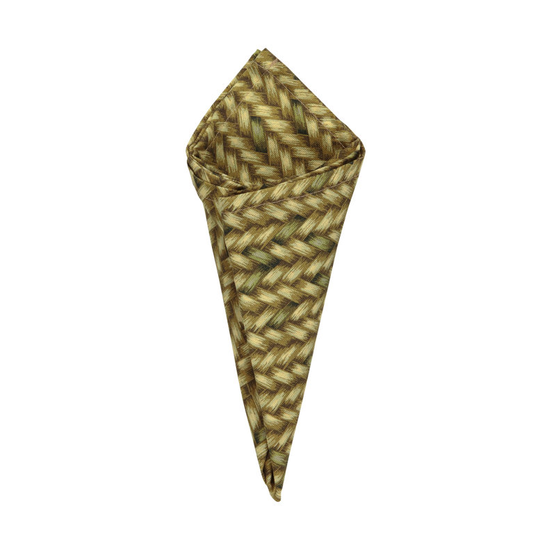 Tahitian 100% Cotton Geometric Square Napkin