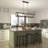 Perea 8 - Light Kitchen Island Steel Rectangle Dimmable Pendant-1417204057