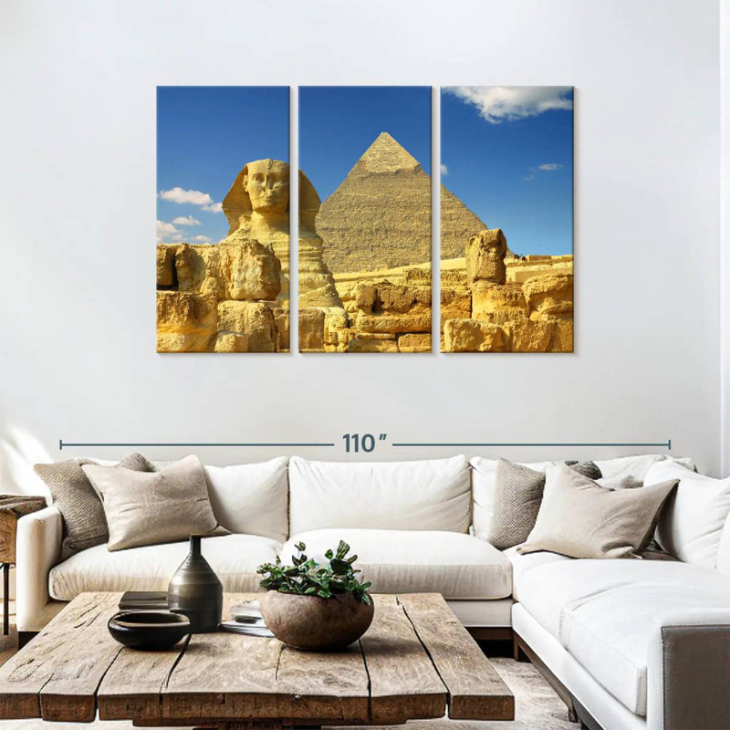 Adella Sphinx In Giza, 48" H x 74" W