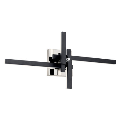 Avinveer Steel LED Flush Mounted Sconce