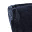 Tabouret de comptoir avec rotation à 360 ° - bleu marine, base en bois massif, capacité de charge de 300 lb, pieds pivotants élégants, pivotant, poids classique-978835675