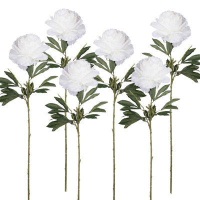 Ensemble de 12 vaporisateurs de pin / boules de pin 34,8 po - blanc / brun