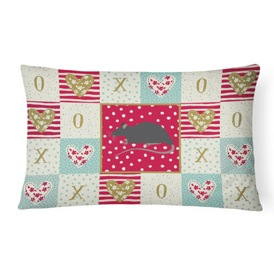 Coussin d'extérieur rectangulaire Rat Love