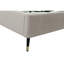 Lit plateforme tapissier en velours d'eucalyptus Crosby-213571383-213571378