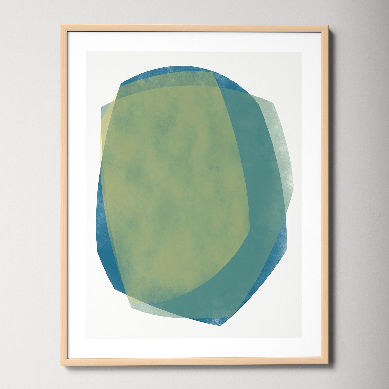 Didi "Eclipse 5" Painting by Jacques Pilon, Maple, 38" H x 30" W