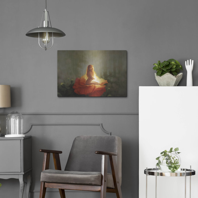 «First Light» par Kirk Reinert, art mural en métal, H 16 po x l 24 po