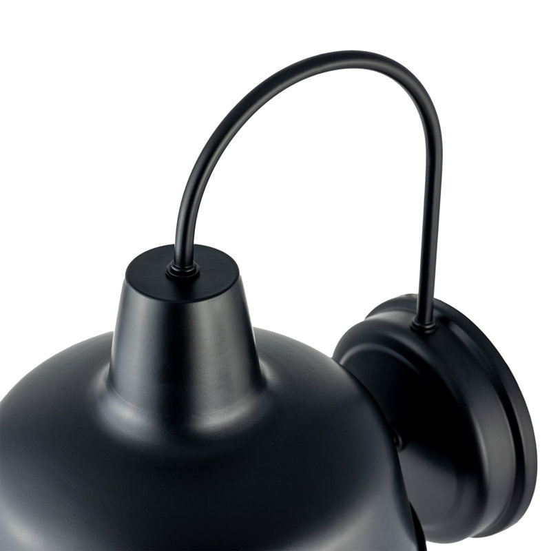 Outdoor Barn Light, Black, 27.9cm H x 21.2cm W x 27.1cm D