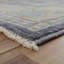 Tapis décoratif en laine noué à la main de conception unique 6 pi 2 po x 8 pi 9 po new age Adeolu