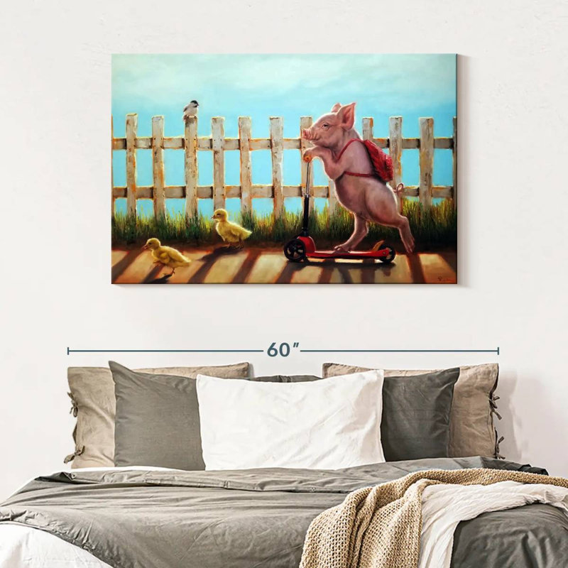 Summer Stroll, 32" H x 48" W