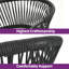 Adila Outdoor Stacking Dining Armchair with Cushion-753022031