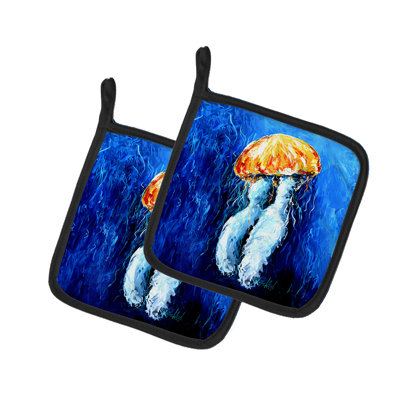 Caroline's Treasures Martin Welch New Artwork Polyester Potholder Set