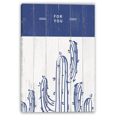 For You - Rustic Cactus, art mural sur toile tendue