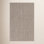 Brown Taupe Hand-Woven Flatweave Striped Rug