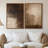 Framed Canvas Wall Art, Vintage Abstract Wall Canvas Prints 24"x36"-1607019406-1607019404