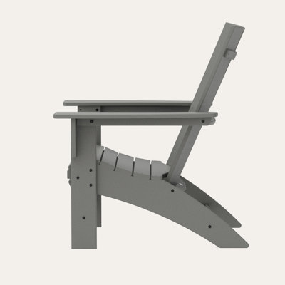 POLYWOOD Modern Curveback Adirondack Chair