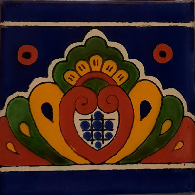 Carreau mexicain TalaMex Royal Talavera 6 pièces x 6 po 6 pièces