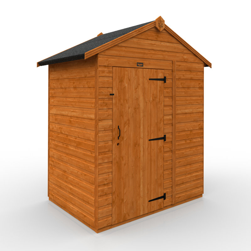 TigerFlex® Modular Buildings Solid Wood Garden Shed, 208cm H x 114cm W x 224cm D