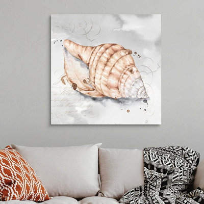" Blush Shell I " by Eva Watts Painting Print