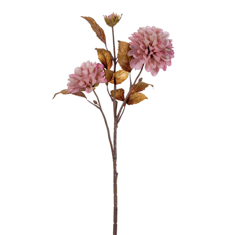 Vickerman 26" Artificial Chrysanthemum Spray 3/Bag. Recommended for indoor use., Pink