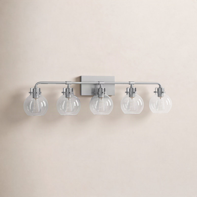 Byrne 5 - Light Dimmable Vanity Light, Satin Nickel