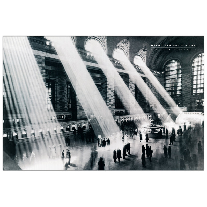 Grand Central Station - Single Picture Frame Print on MDF