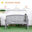 Banc en bois 56 "pour porche-1761235209