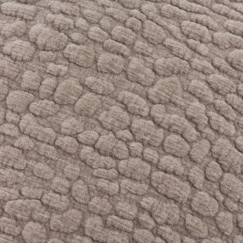 Pebble Chenille Cushion, Feather, Grey