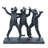 Dancing Frog Trio Sculpture