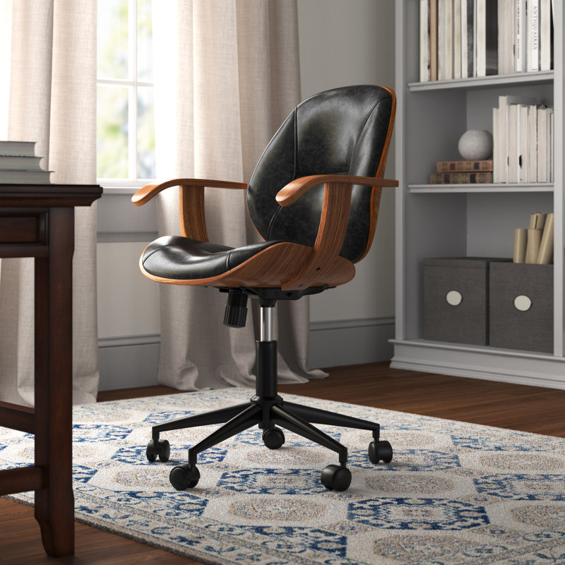 Chaise de travail Swader, Brun