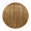 Table de salle à manger 47,25 pouces ronde en bois d'acacia avec finition en teck pour une utilisation intérieure et extérieure, durable et élégante
