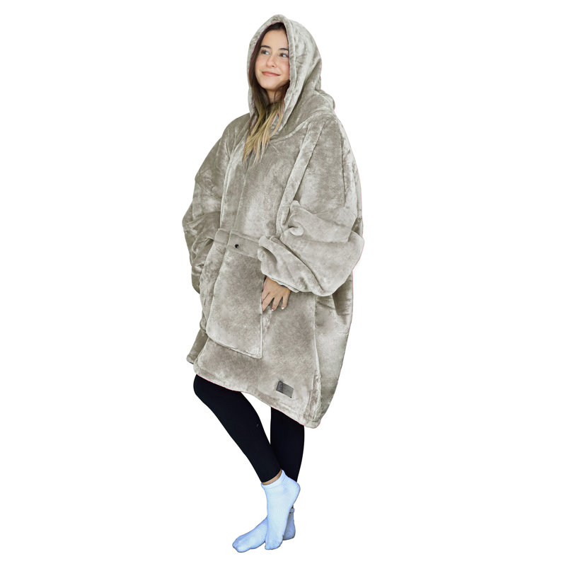 Surdimensionné à capuchon Tirrinia, Beige
