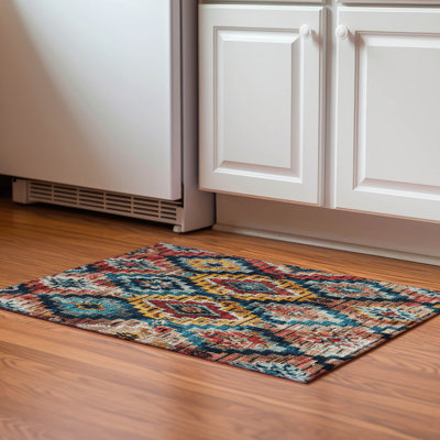 Premium Machine Washable Jakiyra AMF1891 Aztec Rug