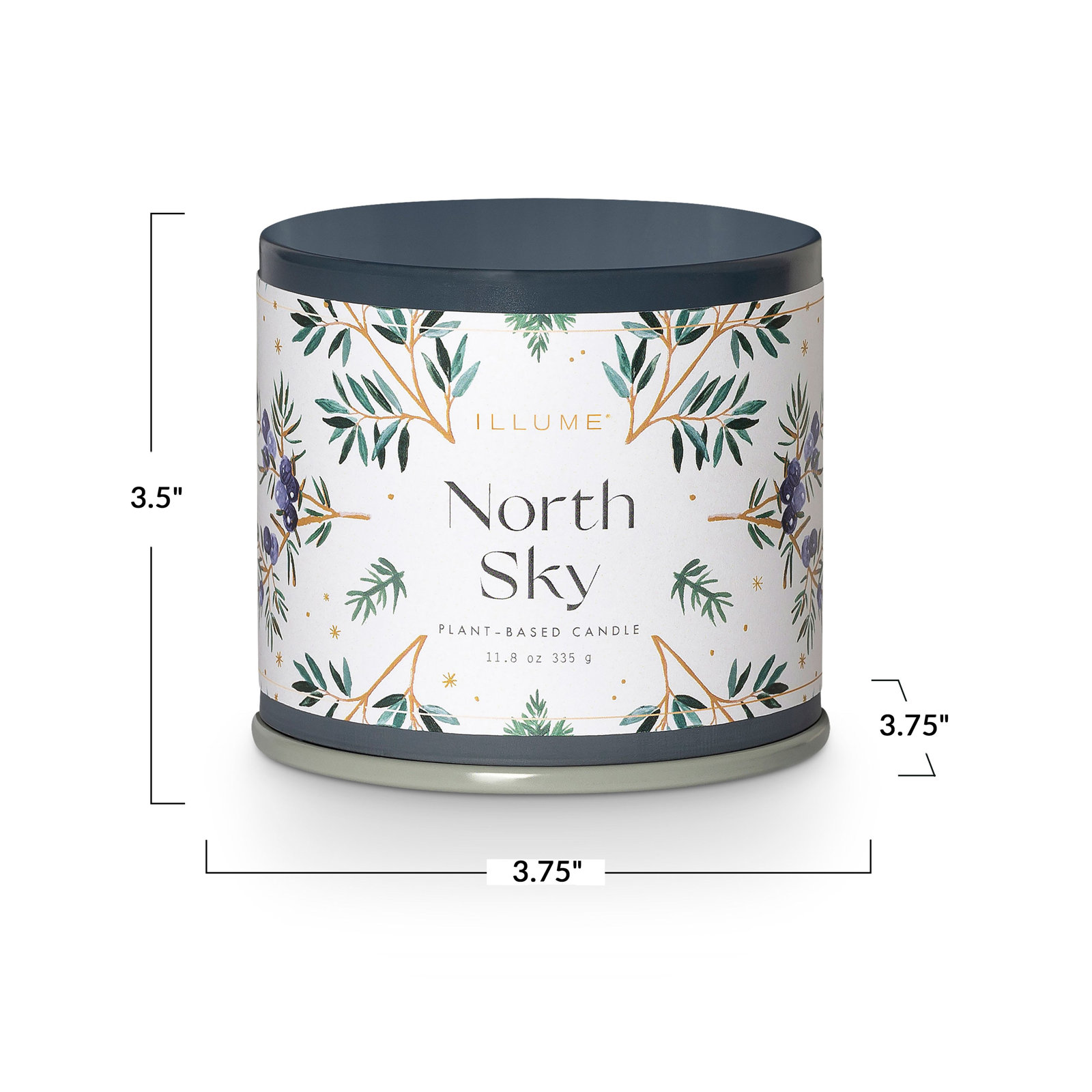 ILLUME Caz Scented Jar Candle, Vanity Tin