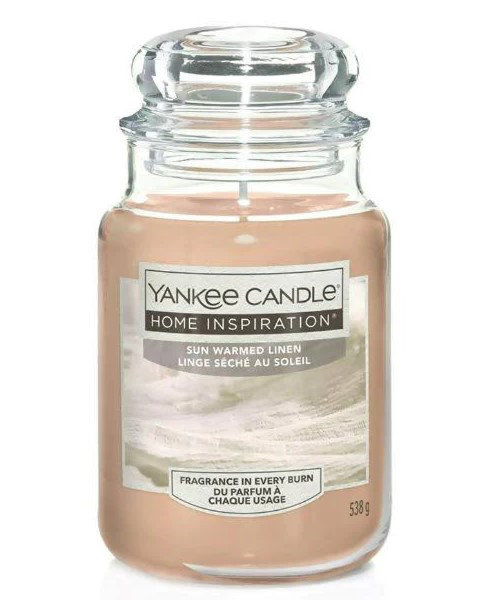 Sun Warmed Linen Candle Jar