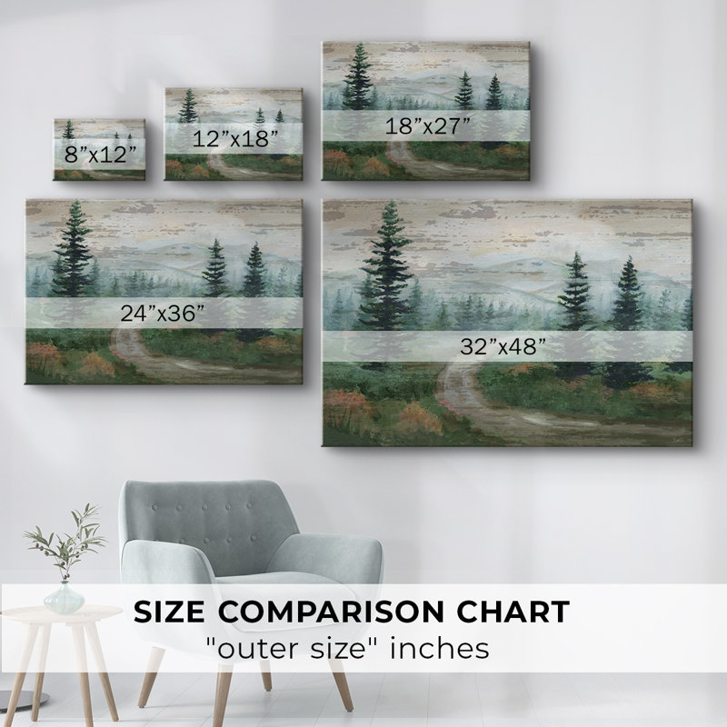 High Country - Cavas enveloppés de galerie, 12 x 18