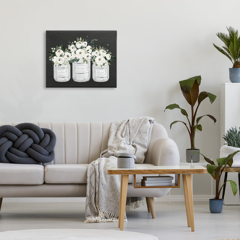 Trio de bocaux Floral Farmhouse, H 16 po x l 20 po