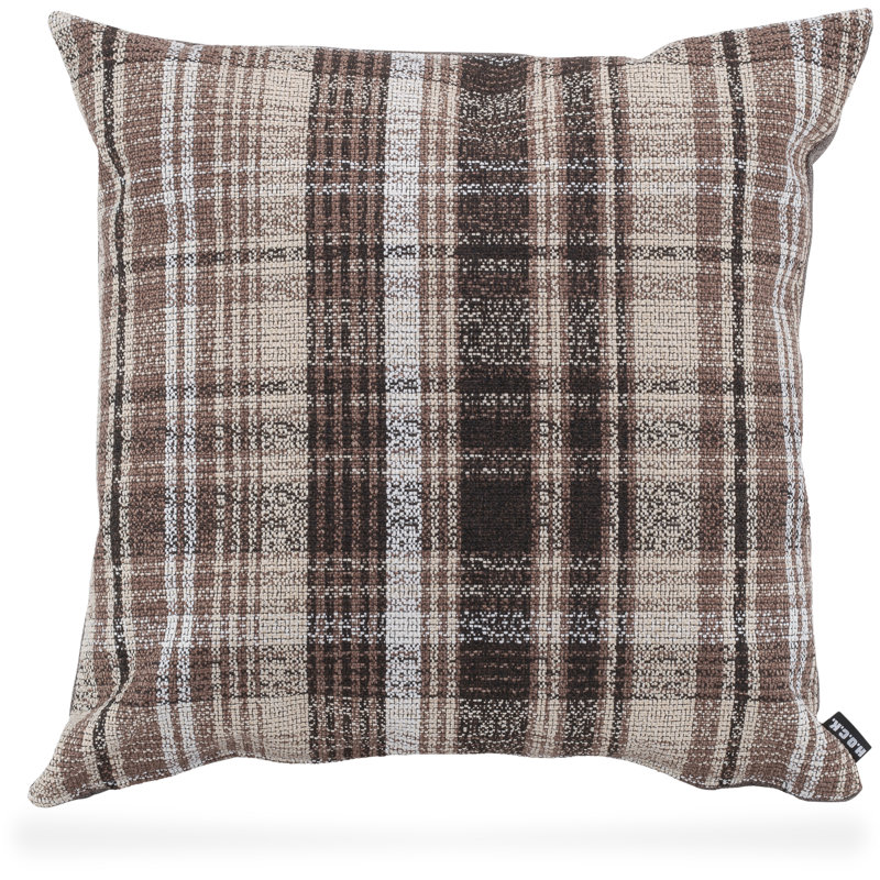 Ardesia Plaid Square Cushion