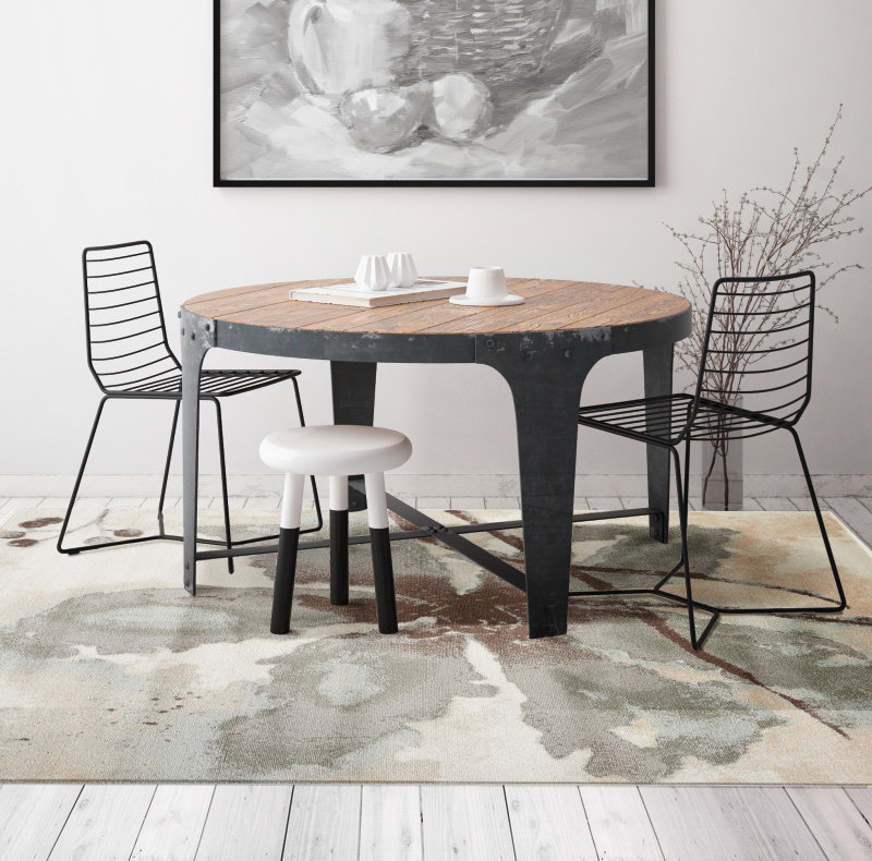 Pranav Floral Indoor Rug, Rectangle 5'3" x 7'3"
