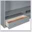 Loft Bed With Drawers, Shelves And Light-489202446
