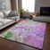 Premium Machine Washable Cerrito AMF500 Purple Rug