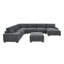 Canapé modulaire rembourré 7 pièces Azuri-350531210